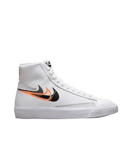 Nike Blazer Mid NN GS White/Black-Bright Mandarin-Mediu