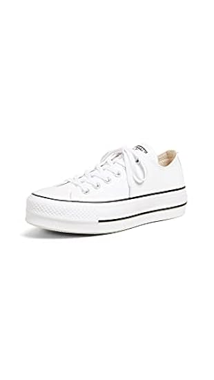 Converse Chuck Taylor All Star Platform Clean Leather Sneaker Donna 770854873
