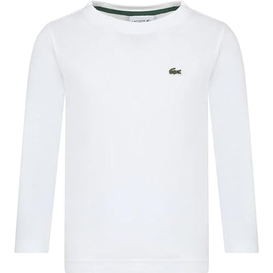 Lacoste Tj1123 t-Shirt Manica Lunga Sport, Bianco, Tagl