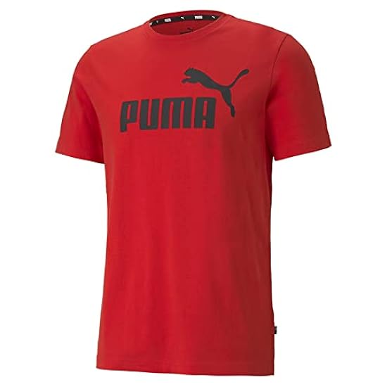 Puma Ess Logo Tee Maglietta, Rosso, L Unisex - Adulto 3