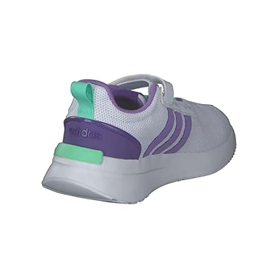 adidas Racer TR21 C, Sneaker, Ftwr White/Violet Fusion/Pulse Mint, 31.5 EU 642172256