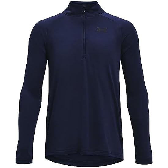 Under Armour Boy´s Tech 2.0 1/2 Zip Lightweight Long Sleeve Running Top with Half Zip, Sweat-Wicking And Quick-Drying Gym Top (Pack of 1) 604090106