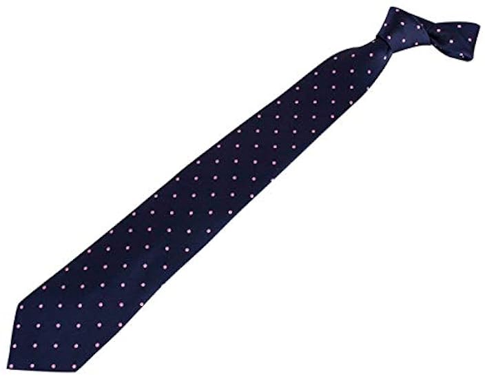 Navy / Rosa Pois Cravatte di David Van Hagen 234962256