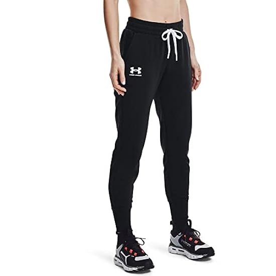 Under Armour Joggers Rival in Pile Pantaloni Donna 6477