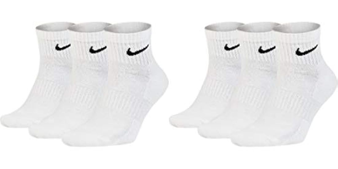 Nike, 6 paia di calzini corti alla caviglia, colore bia