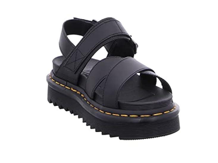 Dr Martens Cross Strap Sandal, Sneaker Donna, Black, 40 EU 153042348