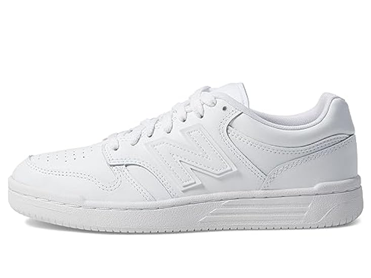 New Balance Boy´s 480 V1 Lace-Up Sneaker, White/Wh
