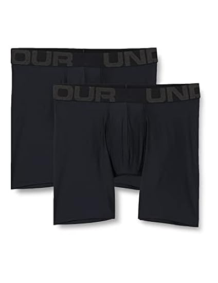 Under Armour Men Tech 6in 2 Pack, Quick-Drying Sports U