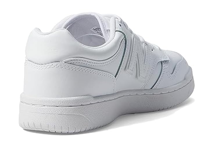New Balance Boy´s 480 V1 Lace-Up Sneaker, White/White, 6 Big Kid 323684789
