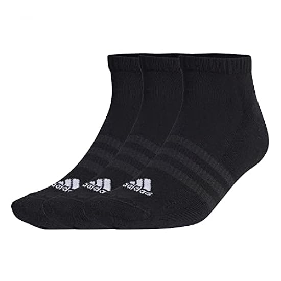 adidas Cushioned Low-cut 3 Pairs No Show Socks Calzini Invisible/Sneaker Unisex - Adulto (Pacco da 3) 608271510