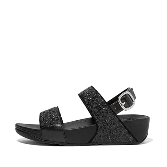 Fitflop Lulu Glitter Back-Strap Sandals, Sandali con Cinturino alla Caviglia Donna 125797247