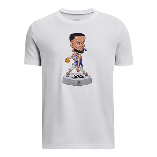 UNDER ARMOUR UA CURRY BOBBLEHEAD SS Bianco YS 780853902