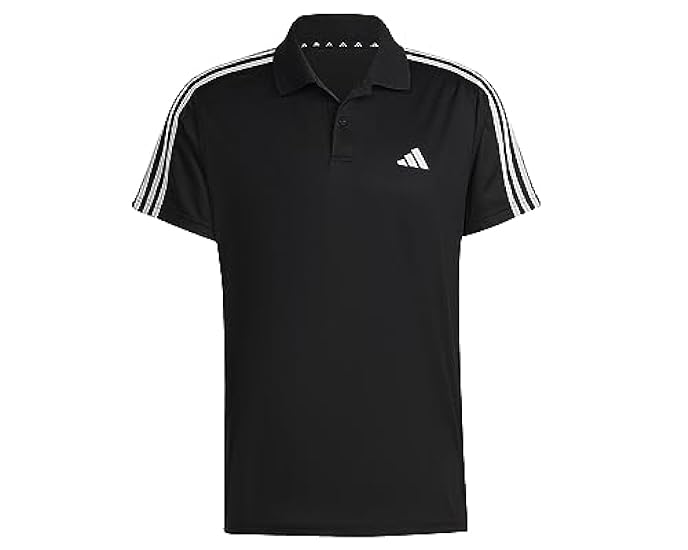 adidas Train Essentials piqué 3-Stripes Training Short Sleeve Polo Shirt Polo Uomo 588756415
