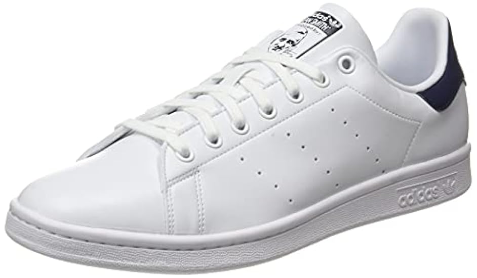 adidas Stan Smith, Sneaker Uomo, White White Collegiate