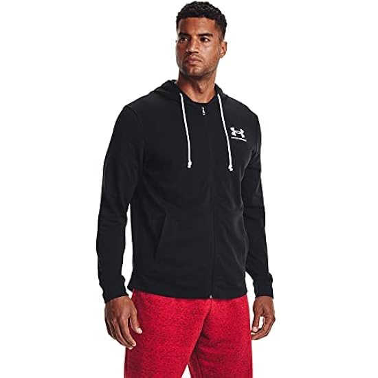 Under Armour Rival Terry Full Zip Top in Pile Uomo 7475