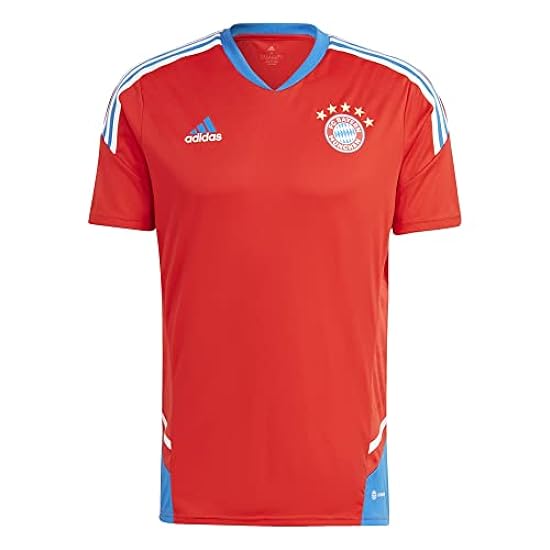 adidas Bayern de Munich - Maglia da Allenamento da Uomo, 2022/23, Colore: Rosso 458499807
