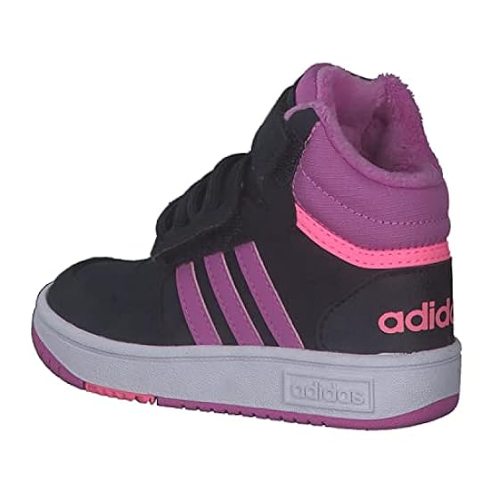 adidas Hoops Mid 3.0 AC I, Sneaker Unisex-Bambini, Legend Ink/Beam Pink/Pulse Lilac, 20 EU 504991899