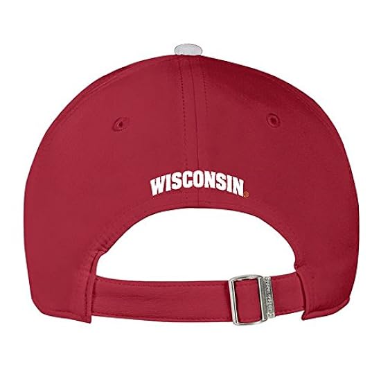 Wisconsin Badgers Under Armour Two Tone Renegade Red/White Structured Cap 032619495