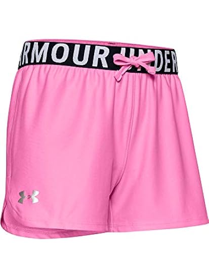 Under Armour Play Up Solid Corto, Bimba, Rosa, XL 96397