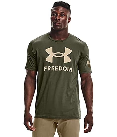 Under Armour Maglietta con Logo New Freedom T-Shirt Uom