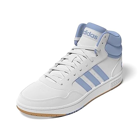 adidas Hoops 3.0 Mid Shoes, Sneaker Donna, Ftwr White C