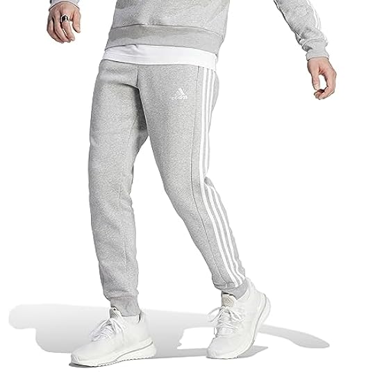 adidas - Essentials Fleece 3-Stripes Tapered Cuff Pants