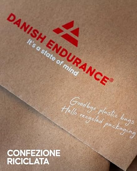 DANISH ENDURANCE Calze a Compressione Graduata 21-26 mmhg, Recupero, Viaggi, Sport, Uomo e Donna, 1 o 2 Paia 026990982