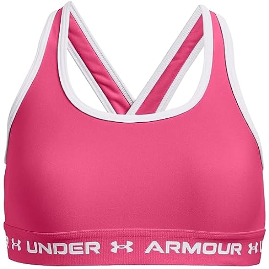 Under Armour Crossback Mid Solid Sport Bras Bambine e R