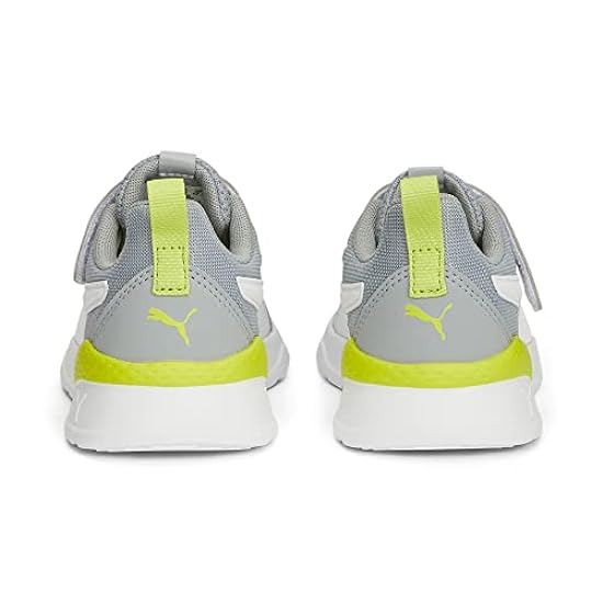 PUMA Anzarun Lite Kids Sneaker 33 Cool Mid Gray White Lime Smash Green 402487487