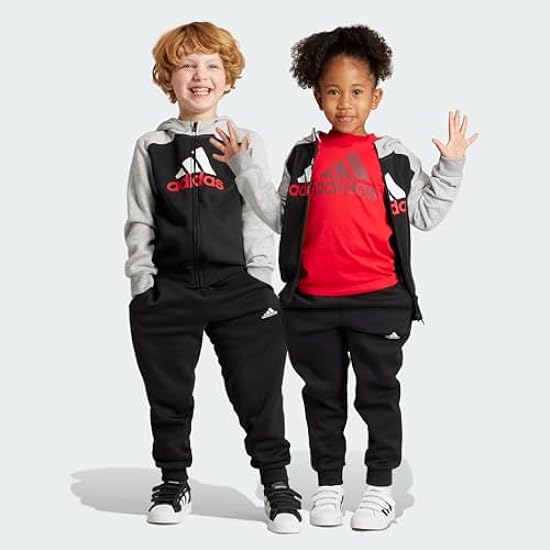 adidas Essentials Big Logo Fleece Tracksuit Tuta sportiva Unisex - Bambini e ragazzi 398353118