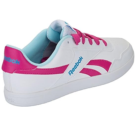 Reebok Sneaker da Bambina Royal Effect in Bianco e Rosa con Imbottitura alla Caviglia 421229552