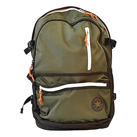 Converse Straight Edge Backpack, Zaino Unisex-Adulto, Cargo Caqui, 27L 727622308