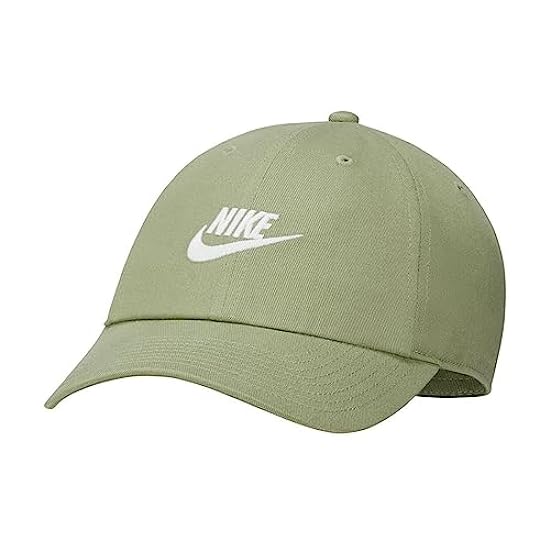 Nike Cappello da Uomo con Visiera Verde Oil Green Herit