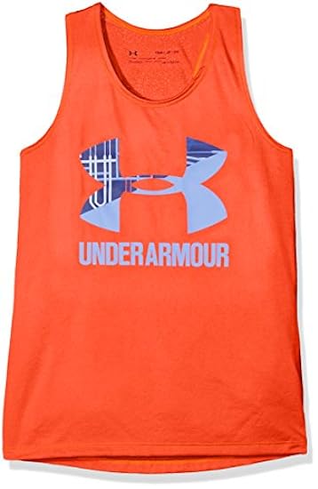 Under Armour UA Big Logo Slash Tank, Canottiera Bambina