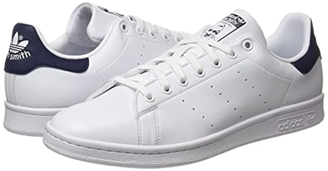 adidas Stan Smith, Sneaker Uomo, White White Collegiate Navy, 36 2/3 EU 426554315