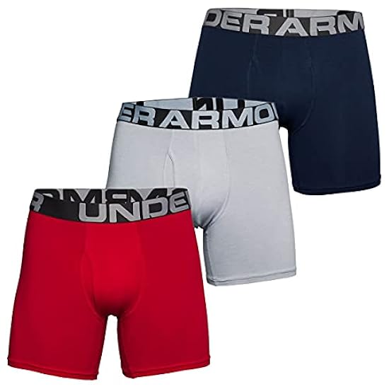 Under Armour Charged Cotton 6in 3 Pack Boxer Uomo (Pacco da 3) 079052106