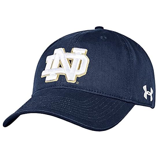 Notre Dame Fighting Irish Navy Washed Twill Stretch Adjustable Buckle Hat / Cap 120282982